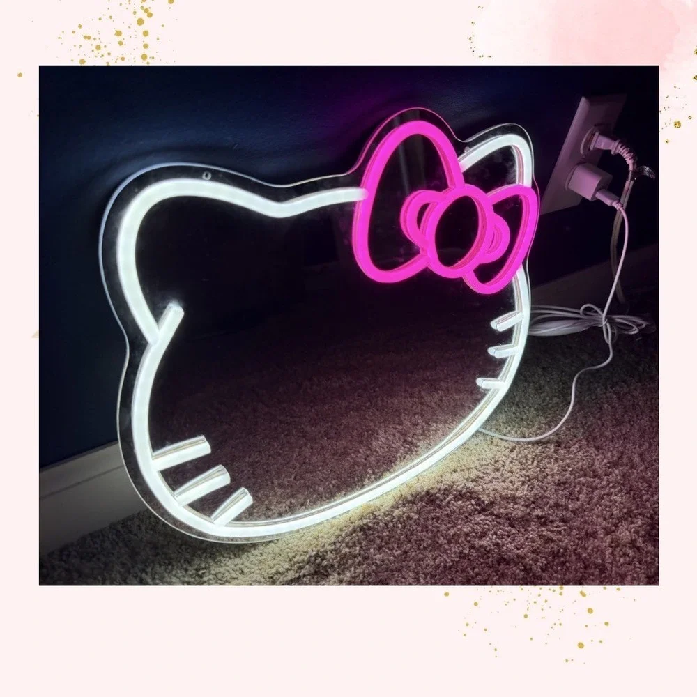 Hello Kitty‎ LED Neon Wall Mirror - NEW!!